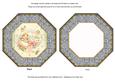 Baby Boy Octagon Lace Card Base Shaker Frame