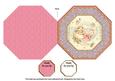 Baby Girl Octagon Lace Picture Fold Card