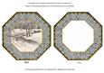 Snow Ride Octagon Lace Card Base Shaker Frame