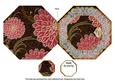 Colourful Pansies Octagon Lace Locket Fold Card