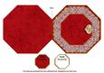 Seasons Greetings Octagon Lace Locket Fold Card