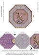 Lilac Roses 75th Lace Octagon Locket Card Front