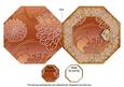 Mixed Floral Bouquet Octagon Lace Locket Fold Card
