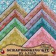 Lace Edge Floral Pastels Scapbooking Paper Kit