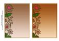 Peaches Plain Daisy 7x5in Card Base Edger