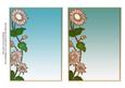 Pastel Blue Plain Daisy 7x5in Card Base Edger