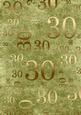 Olive and Gold 30th Birthday A4 Backing Paper