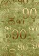 Olive and Gold 90th Birthday A4 Backing Paper