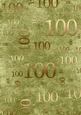 Olive and Gold 100th Birthday A4 Backing Paper