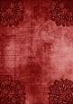 Ornate Floral Corner Dark Red A4 Backing Paper