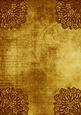 Ornate Floral Corner Gold A4 Backing Paper