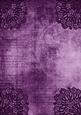Ornate Floral Corner Purple A4 Backing Paper