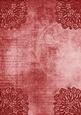 Ornate Floral Corner Red A4 Backing Paper