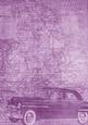 Car Map Roadtrip Lilac A4 Backing Paper