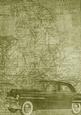 Car Map Roadtrip Olive A4 Backing Paper