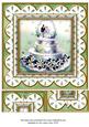Mint Wedding Cake Anglaise 8in Picture Topper Sheet