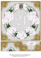 White Roses 21 Ring 8inch Picture Sheet