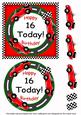 Red Racing Car 16 Today Decoupage 3D Ring Sheet