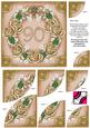 Coffee Roses 90 Ring 6in Duo Corner Stacker