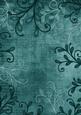 Swirl Edge Smokey Teal Vintage Tea A4 Backing Paper