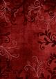 Swirl Edge Dark Red Vintage Tea A4 Backing Paper