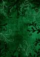 Swirl Edge Dark Green Vintage Tea A4 Backing Paper