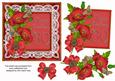 Red Poppy 30 Birthday Lace Decoupage Sheet
