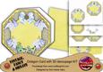 Baby Boy Lemon Lace Octagon Decoupage Card Kit