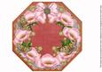 Pink Poppy Red Lace Octagon 8inch Picture Sheet