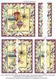 Christmas Decorations Gold 5in Scallop Side Stacker