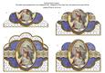 Holy Mother Blue Anglaise Scallop Bottom Stacker