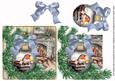 Robin Blue Fireplace Bauble Decoupage Step by Step Sheet