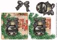 Christmas Night Bauble Decoupage Step by Step Sheet