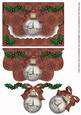 Church Lights on Bauble Flap Decoupage Step by Step Sheet