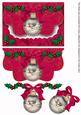 Snow Village Bauble Flap Decoupage Step by Step Sheet