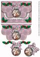 From Your House Bauble Flap Decoupage Step by Step Sheet