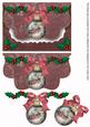 Sleighride Bauble Flap Decoupage Step by Step Sheet