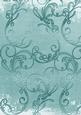 Dusky Teal Grunge Swirl A4 Backing Paper