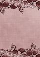 Dusky Pink Floral Metallic Edge A4 Backing Paper