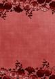 Dark Red Floral Metallic Edge A4 Backing Paper