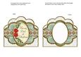 For My Dad at Christmas Green Scallop Card Base Frame