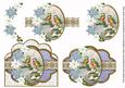 Blue Tits Blue Scallop 3D Decoupage Step by Step