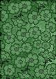 Mid Green All Over Floral Blossom A4 Backing Paper