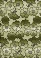 Olive Metallic All Over Floral Blossom A4 Backing Paper