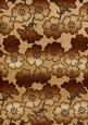 Vintage Tea Metallic Over Floral Blossom A4 Backing Paper