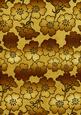 Gold Metallic All Over Floral Blossom A4 Backing Paper