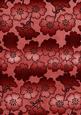 Dark Red Metallic All Over Floral Blossom A4 Backing Paper