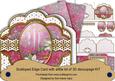Pink Poinsettia Candle Scallop Step by Step Card Kit