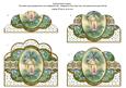 Christmas Lantern 1 Green Anglaise Scallop Bottom Stacker