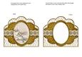 Pretty Snow Village Warm Anglaise Scallop Card Shaker Frame